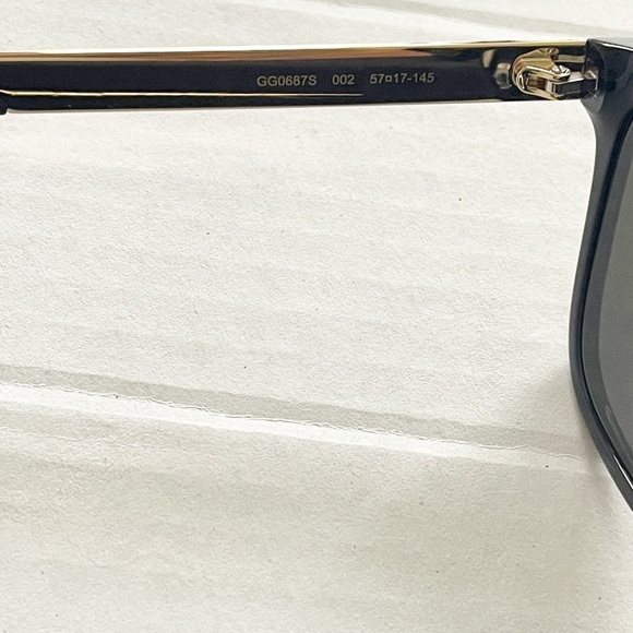 ✨NEW✨ Authentic Gucci Men's Square Acetate Logo Sunglasses GG0687S - Picture 12 of 15